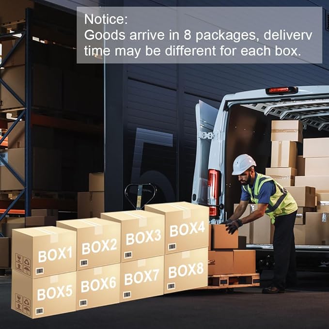127" L-Shaped Sectional Couch with Movable Ottoman & 6 Throw Pillows,7 Seat Chenille Upholstered Sofa W/2 Cup Holders,USB Port & Hidden Storage Box,DIY Combination,for Living Room,Apartment,Gray