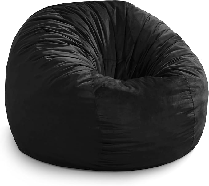 Hobestluk Bean Bag Chairs 2.5FT Bean Bag Chair with Memory Foam Filled & Machine Washable Cover,Beanbag Chair, Small Bean Bag Chairs for Playroom, Living Room, Bedroom