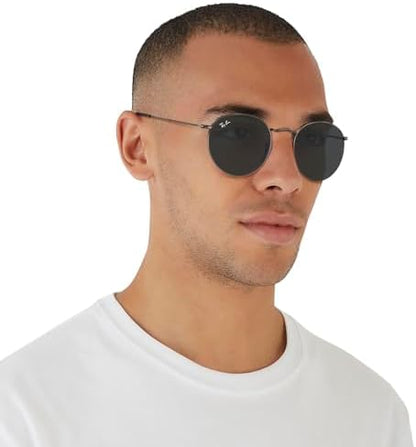 Ray-Ban Unisex Rb3447 Round Metal Round Sunglasses