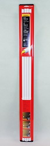 Legrand - Wiremold Kit Cordmate, Organizer and Hider, Cover, Concealer, and Protector for Wall, Single Cord, CMK10, Paintable
