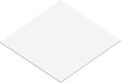 VEVOR 12-Pack 24 x 24 in Drop Ceiling Tiles - Premium PVC Foam Sheet, Fire-Rated & Flexible, Easy Installation, Home/Office Decoration, Smooth White
