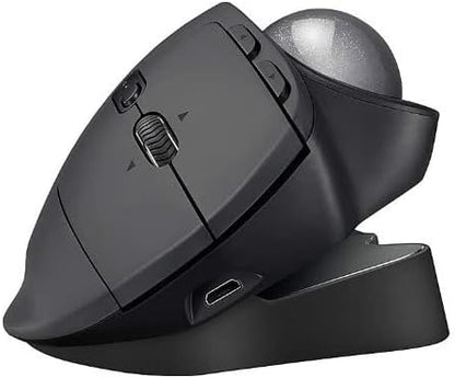 Logitech MX Ergo Plus Advanced Wireless Trackball for PC and MAC with Extra 10° Wedge