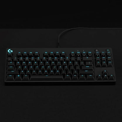 Logitech G PRO Mechanical Gaming Keyboard, Ultra Portable Tenkeyless Design, Detachable Micro USB Cable, 16.8 Million Color LIGHTSYNC RGB Backlit Keys