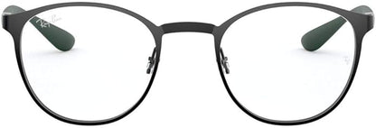 Ray-Ban Unisex Rx6355 Round Prescription Eyeglass Frames