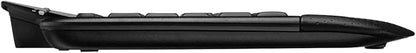 Logitech MK710-RB Desktop Wireless Keyboard/Mouse Combo, Hyper-Fast Scrolling Wireless Mouse USB, Keyboard with LCD Dashboard, Long Battery Life, Black (Renewed)