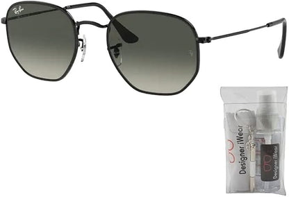 Ray-Ban RB3548 Hexagonal Sunglasses For Men For Women +BUNDLE with ACCESSORY EYEWEAR KIT