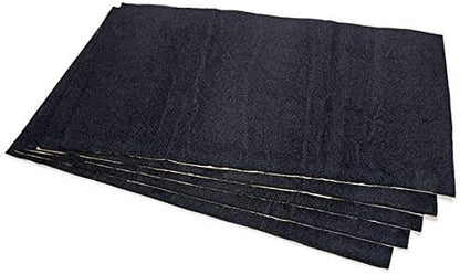 Eastwood X-Mat 5 PC 31.5x18x1/8 in 19.7 SQ FT Low Profile Dense Sound Vibration Heat Reducer Foam Underhood Headliner Backed Material