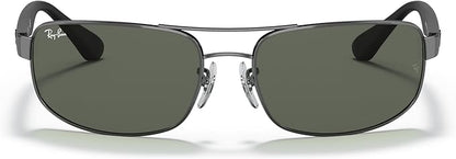 Ray-Ban mens Rb3445 Rectangular Sunglasses