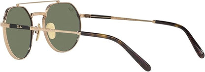 Ray-Ban Unisex Rb8265 Jack II Titanium Round Sunglasses