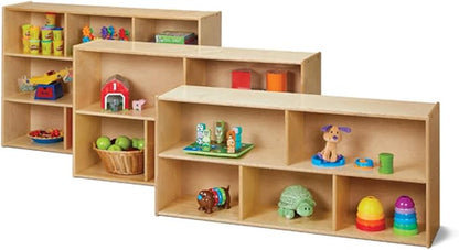 Young Time Jonti-Craft 7020YT Super-Sized Storage Unit, 12" Depth, Birch - Wood