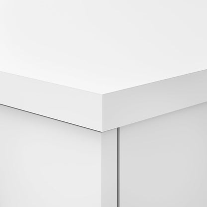 Bush Furniture Somerset 5 Shelf Bookcase in White, Tall Bookshelf, Large Book Shelf for Living Room, Home Office, or Entryway