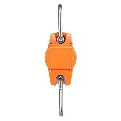 Klau Digital Hanging Scale High Precision Sensor 300 kg / 600 lb OCS-L Heavy Duty Industrial Crane Scales Smart Hoist Orange for Home Indoor Farm Factory Hunting Outdoor