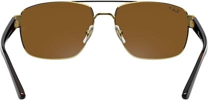 Ray-Ban RB3663 Metal Rectangular Sunglasses