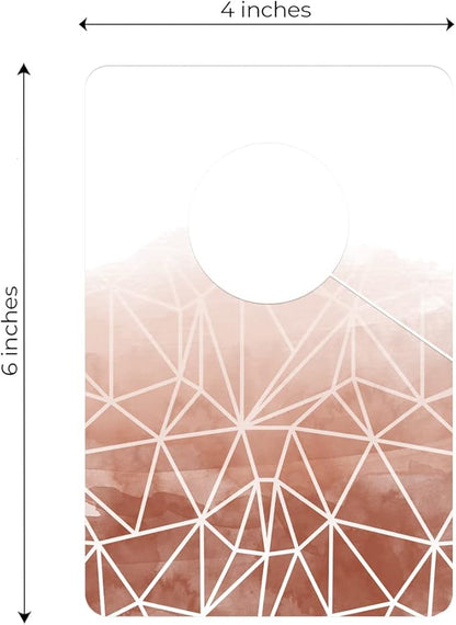 Write On Watercolor Ombre Clothing Dividers / 10 Patterned Double Sided Closet Separators / 4" x 6" DIY Clothing Rack Dividers / 10 Geometric Designs/Made In The USA