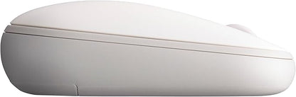 acer Computer Mouse Wireless, 2.4G Slim USB Wireless Mice with USB-A Receiver, 1600 DPI Optical, Laptop Mouse with Plug and Play for Right/Left Handed Users (for Chromebooks, Windows PC & Mac) White
