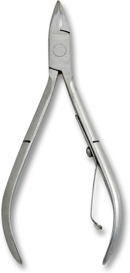 JAPONESQUE Cuticle Nipper with Ultra-Sharp, High Performance, Stainless Steel Blades to Remove Hangnails and Cuticles, Anti-Slip Grip for Control and Comfort