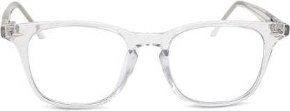 Brookstone Blue Light Blocking Glasses For Women and Men Computer Gaming Eye Protection UV Blocker With Pouch Cloth and Spray