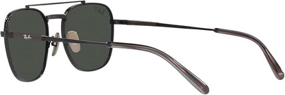 Ray-Ban Unisex Rb8258 Frank II Titanium Aviator Sunglasses