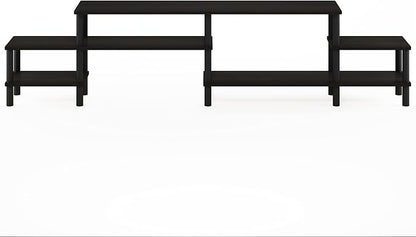 Furinno Turn-N-Tube Grand Stand for TV up, 78 Inch, Espresso