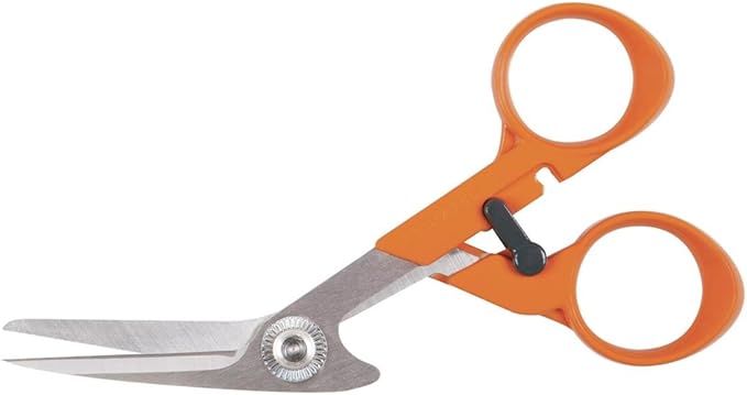 Fiskars 199800-1001RazorEdge Fabric Shears/Seam Ripper for Tabletop Cutting , 5 Inch