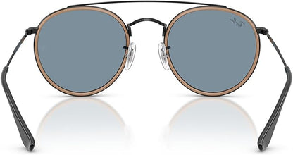 Ray-Ban Unisex Rb3647n Double Bridge Round Sunglasses