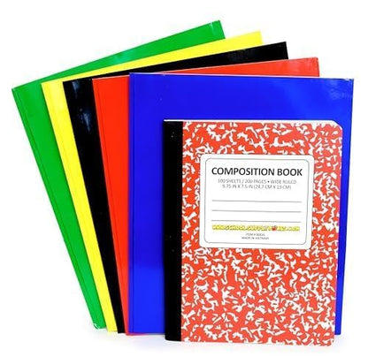 School Supply Boxes | High School Writing Bundle (1 Box) | Back to School Essentials Kit for Students & Teachers | Includes College-Ruled Filler Paper, College-Ruled Notebooks, 12 ct. Pens, & More