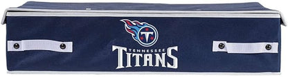 Franklin Sports NFL Under Bed Storage Bins - Folding Organizer Containers - NFL Team Office, Bedroom + Living Room Décor