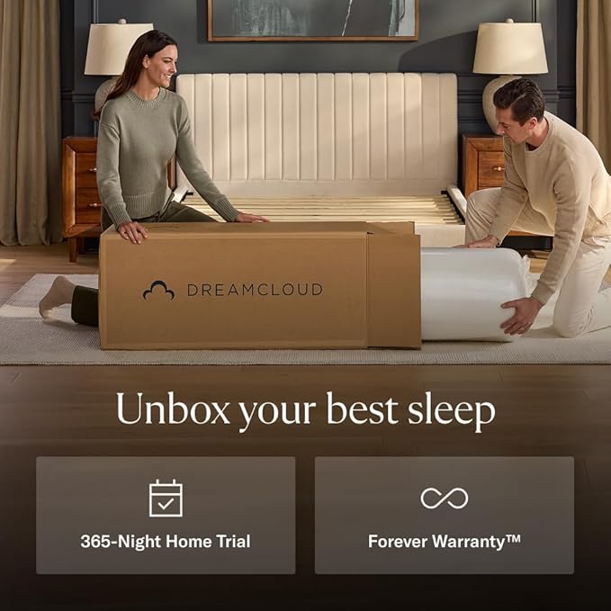 Classic 12" King Mattress - Luxury Hybrid Gel Memory Foam - 365 Night Trial - Fiberglass Free - Forever Warranty - Mattress in a Box - CertiPUR-US Certified