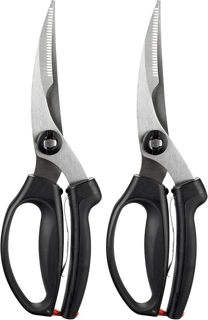OXO Good Grips Spring-Loaded Poultry Shears,Black,(Pack of 2)