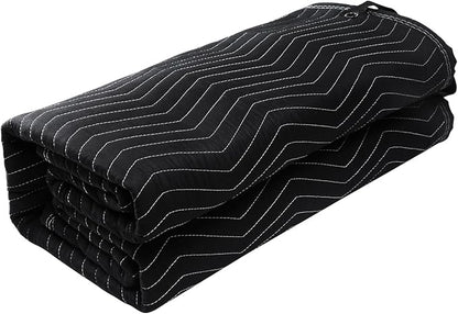 VEVOR Sound Dampening Blanket, 96" x 80", Extra Large Studio Grommeted Blanket with Grommets, Light Blocker for Door Acoustic Noise Blocking Blanket Studio Sound Absorption Sheet, Black