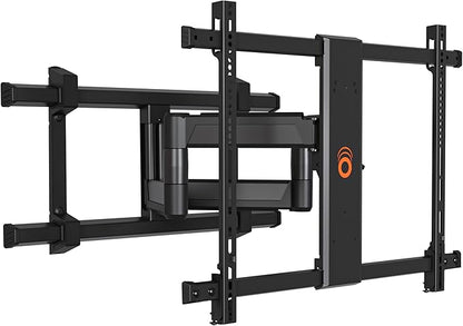 ECHOGEAR XL Full Motion TV Wall Mount - Universal Bracket for Big TVs Up to 90" - Smooth Articualtion Plus Easy 3 Step Install with Pre-Assembled TV Interface - Ideal for OLED & QLED TVs