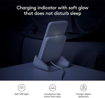 Logitech Powered Wireless Charging Stand for iPhone 8, 8 Plus, X, XS, XS Max and XR