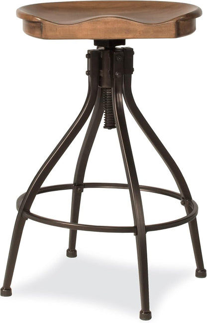 Bar Stool - Silverton Bar Stool with Open Lattice - Hillsdale Furniture - 4734-830, Brown