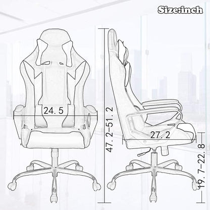 Office Chair Gaming Chair Desk Chair Ergonomic Executive Swivel Rolling Computer Chair with Lumbar Support
