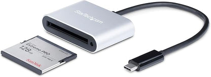 StarTech.com CFast Card Reader - USB C - Memory Card Reader - Card to USB-C - Portable CFast 2.0 Reader / Writer (CFASTRWU3C)