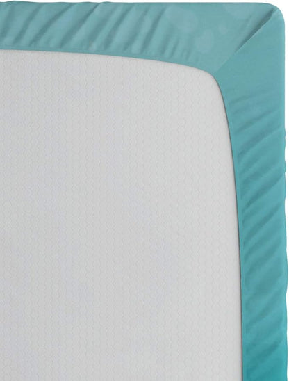 Ambesonne Narwhal 2 Pack Fitted Sheet, Cartoon Mammal Drawing, Bed Cover All-Round Elastic Deep Pockets 2 Pieces, Package Contains 2 Queen Size Fitted Sheets, Seafoam White