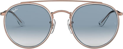 Ray-Ban Unisex Rb3647n Double Bridge Round Sunglasses