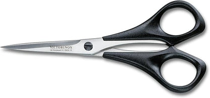 Victorinox, Scissors, Professional Household and Professional Scissors, Extra Sharp Blade, 13 cm, Robust Plastic Handle, Stainless Steel, Metal