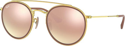 Ray-Ban Unisex Rb3647n Double Bridge Round Sunglasses