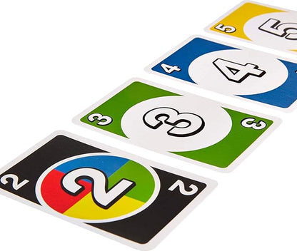 Mattel Games Set of 3 Games with UNO, Skip-Bo & DOS, Travel Games for Kids & Family Night with Storage Tin Box