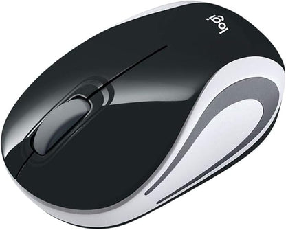 Logitech Wireless Mini Mouse M187 Ultra Portable,1000 DPI Optical Tracking, 3-Buttons, PC/Mac/Laptop - Palace Blue