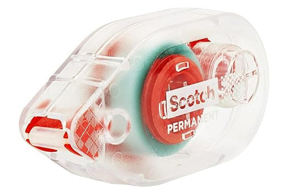 Scotch 6061 Scotch Double Sided Adhesive Roller Tape Runner, Permanent, Acid-Free, Photo-Safe Adhesive for Scrapbooking, Photo Mounting, and Crafts, 0.27 in x 26 ft per Roller, Pack of 4