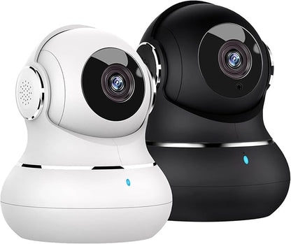 litokam 2 Pack Indoor Security Camera - Black & White