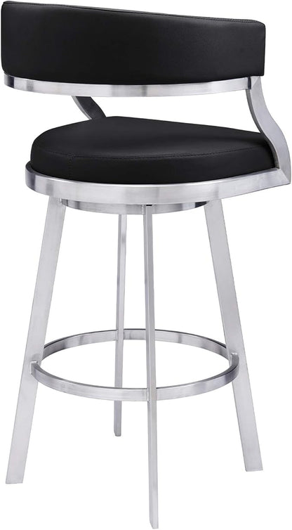 Saturn Bar Stool, 30" Height, Black