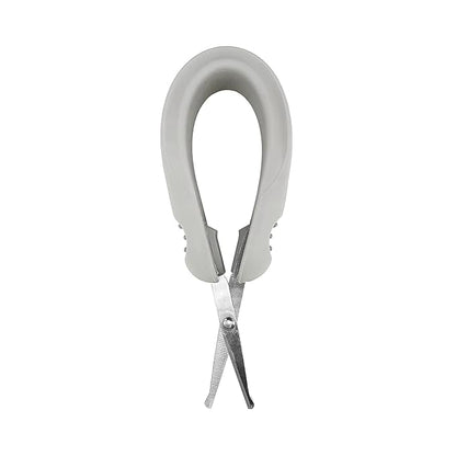 Dr. Brown's Safe Squeeze Nail Scissors with Rounded Blade Tip and 100% Silicone Handle for Infant & Baby