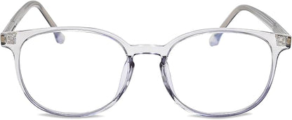 Brookstone Blue Light Blocking Glasses For Women and Men Computer Gaming Eye Protection UV Blocker With Pouch Cloth and Spray