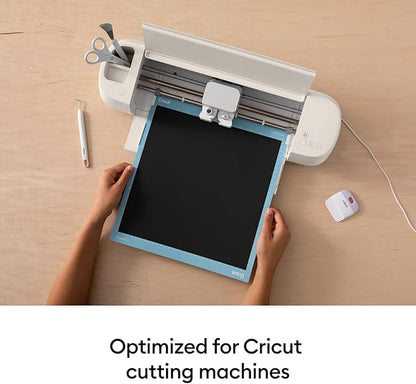 Cricut LightGrip Cutting Mat Pack (6 count, 12in x 12in) - for Explore & Maker Machines - ideal for standard paper, light cardstock & more
