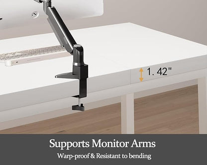 63 Inch Large Computer Desk, Home Office Desk, Modern Desk Table for 2 Person Gaming Computer Desk, Simple Office Desk for Work,Craft,Writing,Studying, Etc., White