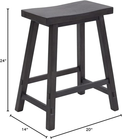 LIBERTY FURNITURE INDUSTRIES, INC. Creations II 24 Inch Sawhorse Counter Stool - Slate