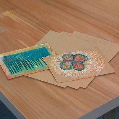 School Smart Kraft Paper Sheets, 60 lb, 18 x 24 Inches, Brown, Pack of 100 - 086643